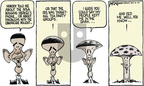 Robert Ariail on Tuesday October 29, 2013 Comic Strip