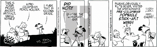 Over the Hedge on Wednesday April 15, 1998 Comic Strip