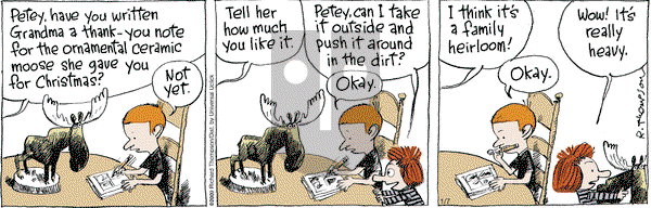 Cul de Sac on Tuesday January 7, 2014 Comic Strip