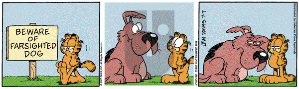 Garfield on Thursday August 2, 2007 Comic Strip