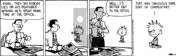 Calvin and Hobbes - Thursday November 4, 1993 Comic Strip
