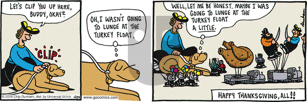 Overboard on Thursday November 24, 2016 Comic Strip