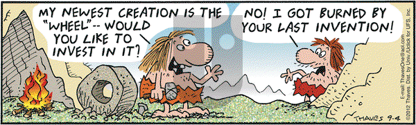 Frank and Ernest on Tuesday September 4, 2012 Comic Strip