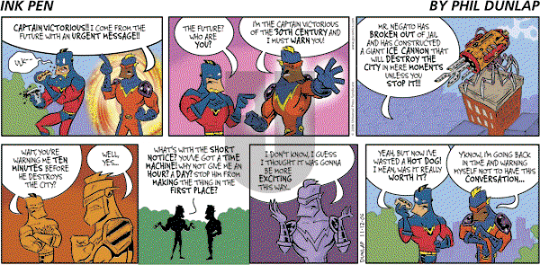 Ink Pen - Sunday November 12, 2006 Comic Strip