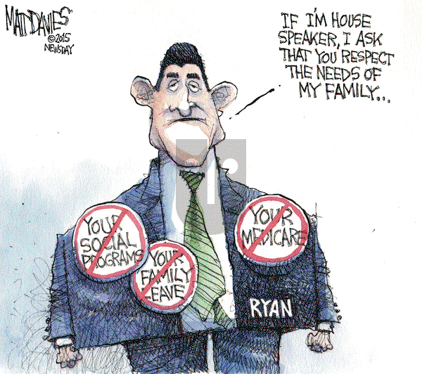 Matt Davies on Thursday October 22, 2015 Comic Strip