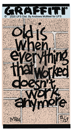 Graffiti on Thursday November 27, 2025 Comic Strip
