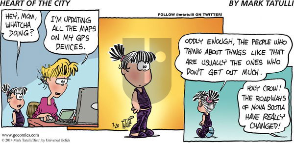 Heart of the City - Sunday July 20, 2014 Comic Strip