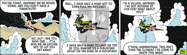 Rip Haywire on Wednesday November 15, 2017 Comic Strip