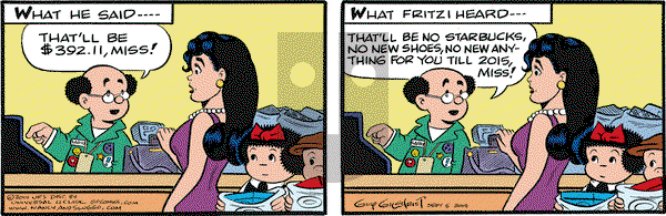 Nancy - Friday September 5, 2014 Comic Strip