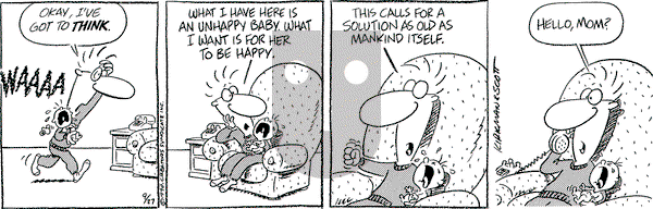 Baby Blues on Thursday September 27, 1990 Comic Strip