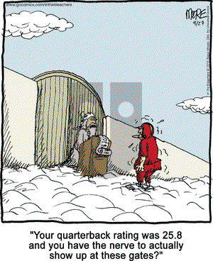 In the Bleachers on Friday September 27, 2013 Comic Strip