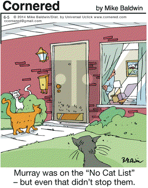 Cornered on Thursday June 5, 2014 Comic Strip