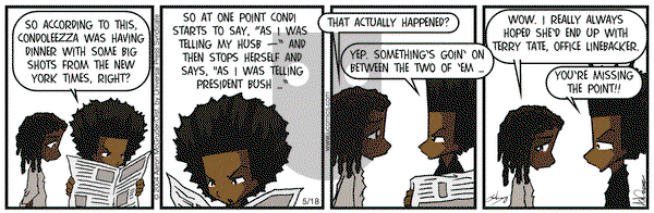 The Boondocks on Tuesday May 18, 2004 Comic Strip