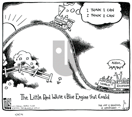 Tom Toles on Monday February 8, 1999 Comic Strip