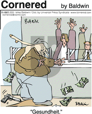 Cornered on Monday November 19, 2001 Comic Strip