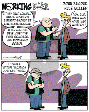 Working Daze on Monday June 19, 2006 Comic Strip