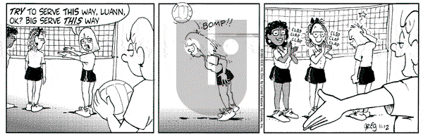 Luann on Tuesday November 12, 1996 Comic Strip