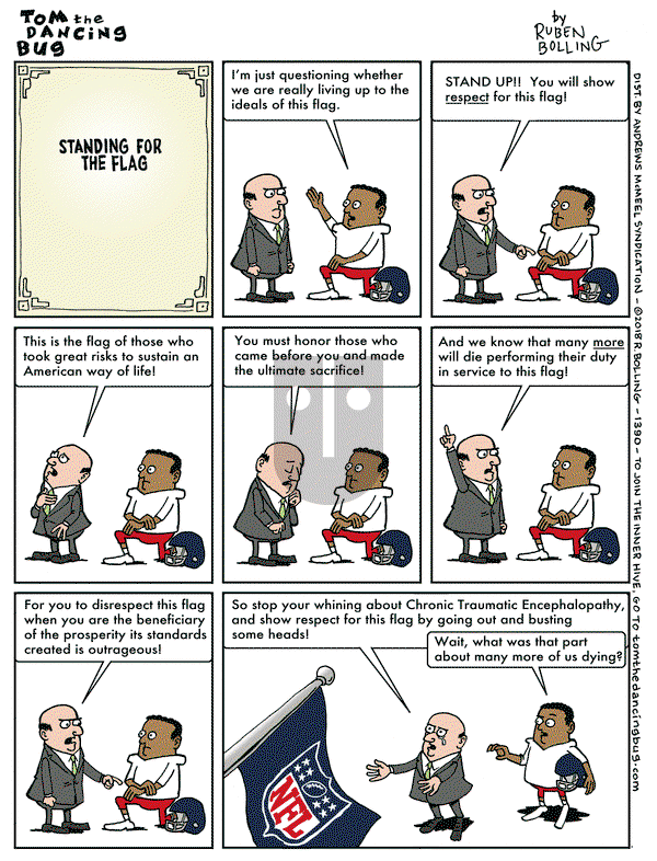 Tom the Dancing Bug on Friday June 1, 2018 Comic Strip
