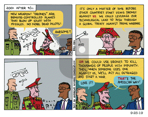 Ted Rall on Wednesday September 25, 2019 Comic Strip