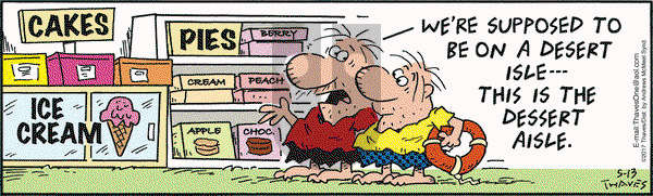 Frank and Ernest on Saturday May 13, 2017 Comic Strip