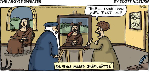 The Argyle Sweater on Sunday August 25, 2019 Comic Strip