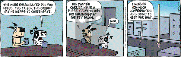 Pooch Cafe on Saturday October 21, 2017 Comic Strip
