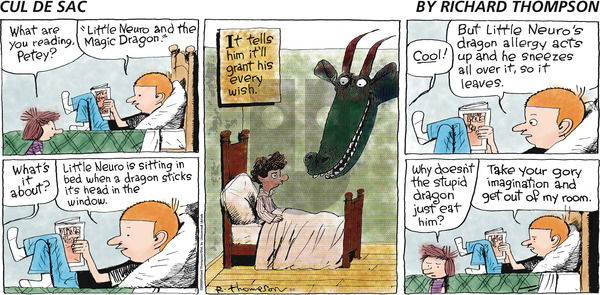 Cul de Sac on Sunday September 9, 2012 Comic Strip
