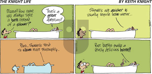 The Knight Life on Sunday May 10, 2015 Comic Strip