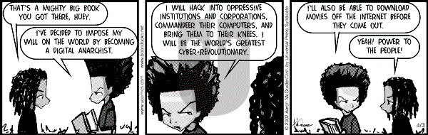 The Boondocks on Wednesday November 4, 2009 Comic Strip