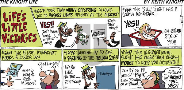 The Knight Life on Sunday December 28, 2014 Comic Strip