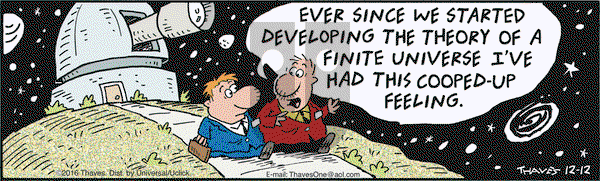 Frank and Ernest on Monday December 12, 2016 Comic Strip