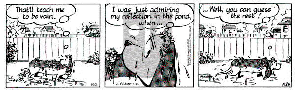 Fred Basset on Tuesday October 2, 2001 Comic Strip