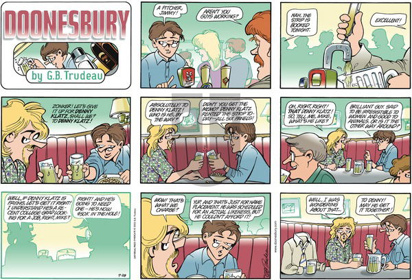 Doonesbury on Sunday July 28, 2002 Comic Strip