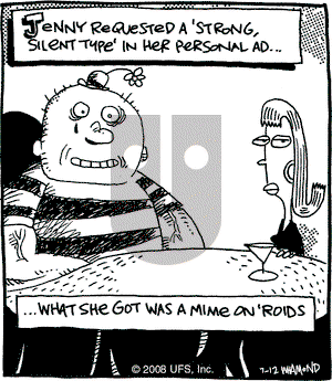 Reality Check on Saturday July 12, 2008 Comic Strip