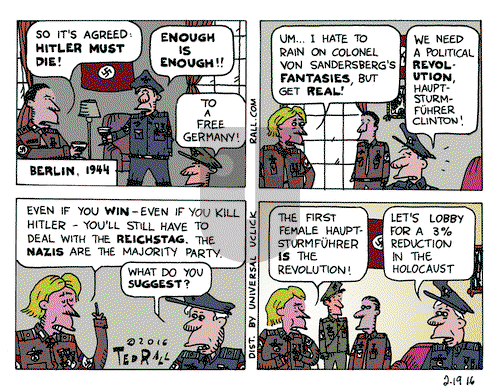 Ted Rall on Friday February 19, 2016 Comic Strip