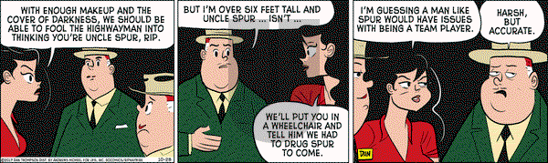 Rip Haywire on Saturday October 28, 2017 Comic Strip