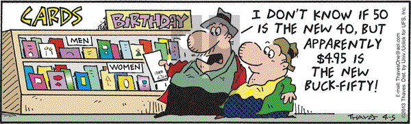 Frank and Ernest on Friday April 5, 2013 Comic Strip