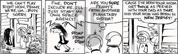 Red and Rover on Tuesday July 21, 2009 Comic Strip