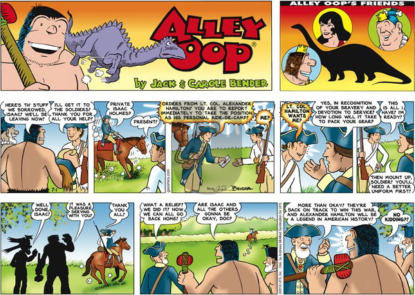 Alley Oop on Sunday July 1, 2018 Comic Strip