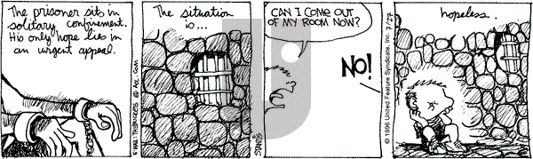 The Buckets on Saturday July 27, 1996 Comic Strip