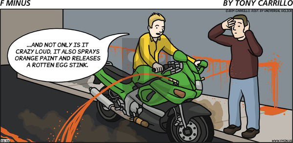 F Minus on Sunday October 19, 2014 Comic Strip