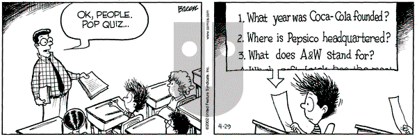 Grand Avenue on Monday April 29, 2002 Comic Strip