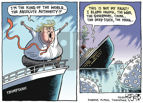 Rob Rogers on Friday April 17, 2020 Comic Strip