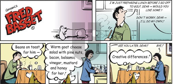 Fred Basset - Sunday June 4, 2023 Comic Strip
