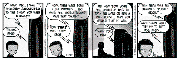 The Boondocks on Friday November 17, 2000 Comic Strip