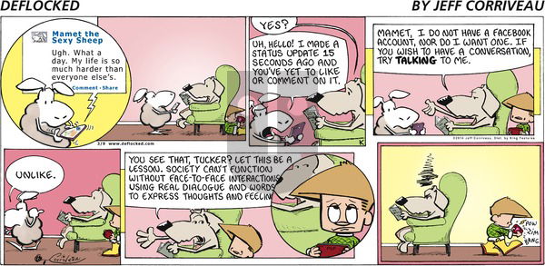 DeFlocked on Sunday March 9, 2014 Comic Strip