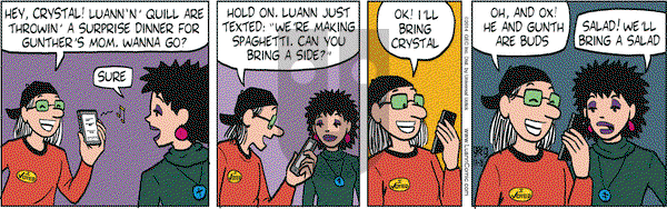Luann on Saturday November 8, 2014 Comic Strip