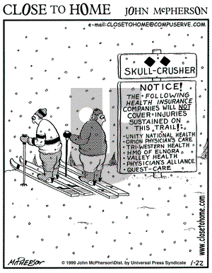 Close to Home on Friday January 22, 1999 Comic Strip