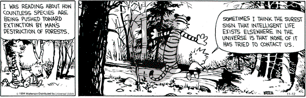 Calvin and Hobbes on Wednesday November 12, 2014 Comic Strip