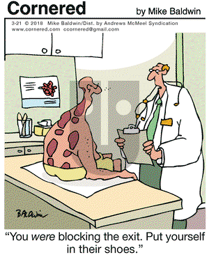 Cornered on Wednesday March 21, 2018 Comic Strip